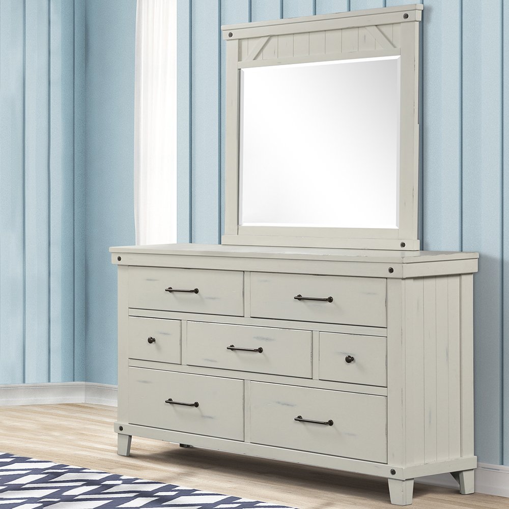 7 Drawer Dresser - White - Image 5