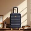 Carry On Luggage Airline Approved Carry On Suitcase With Tsa Approved Carry On Luggage With Wheels Carry On Bag Hard Shell Suitcases - Black - Image 2