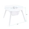 Children's Panel Table With 4 Chairs - White - Image 7