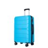 Hardshell Suitcase Spinner Wheels Pp Luggage Sets Lightweight Suitcase With Tsa Lock, 3 Piece Set (20/24/28) - Light Blue - Image 10