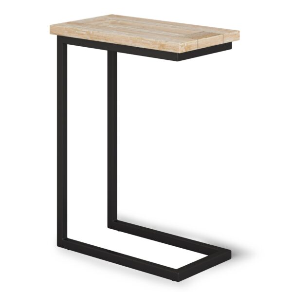 Skyler - C Side Table - Distressed White Wash