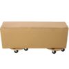 Furniture Moving Dolly, Heavy Duty Wood Rolling Mover With Wheels For Piano Couch Fridge Heavy Items, Securely Holds 500 Lbs (2 Piece Round Platform) - Natural - Image 8