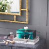 Bethany - Aqua Jewelry Box, Stackable Decorative Storage Boxes & Lids - Colorful - Image 7