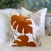 Autumn Vibes Leaf Accent Pillow - Spice - Image 5
