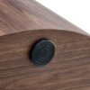 Simple Deep Cylindrical Coffee Table, Industrial / Minimalist Style - Dark Walnut - Image 10