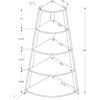 Bookshelf, Bookcase, Etagere, Corner, 4 Tier, Office, Versatile Placement - Taupe - Image 6