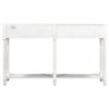 Hearth & Haven Daniel - Console Table With 2 Storage Drawers And Bottom Shelf For Living Room Entryway - Ivory - Image 9
