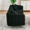 Tufted Oversized Sofa For Living Spaces - Black - Image 7
