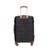 5 Piece Set (20"24"28 +A Travel Bag And A Toiletry Bag), Pp Hardshell Carry On Luggage Set With Tsa Lock Carry On Suitcase Luggage Durable Suitcase - Black - Image 21