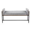 Kari - Farmhouse Bench - Black / Brown / Light Gray - Image 4