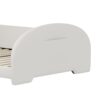Twin Size Upholstered Rabbit-Shape Princess Bed, Twin Size Platform Bed With Headboard And Footboard - White - Image 10