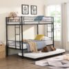 Bunk Bed With Trundle - Black - Image 2