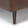 Shay - Mid Century Small Coffee Table Storage Ottoman - Distressed Chestnut Brown - Image 4