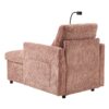 Multifunctional Lazy Person Sofa Recliner With Storage Backrest And Cell Phone Bracket For Living Room And Bedroom - Pink - Image 20