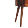 Mini Rounded Nightstand - Chestnut - Image 5