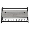 Bench, Entryway, Hallway, Storage, Rectangular, Contemporary, Modern - Gray - Image 6