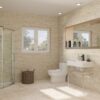 31.5" Ceramic Bathroom Console Sink With Overflow Polished Nickel Legs Modern Vanity Basin - White - Image 8