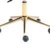 Modern Home Office Desk Chair With Adjustable Height And Swivel Wheels - Navy - Image 26