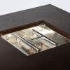 28" Propane Gas Fire Pit Table, 50000 Btu Square Steel Fire Pit For Outside Patio Deck Garden Courtyard - Brown - Image 6