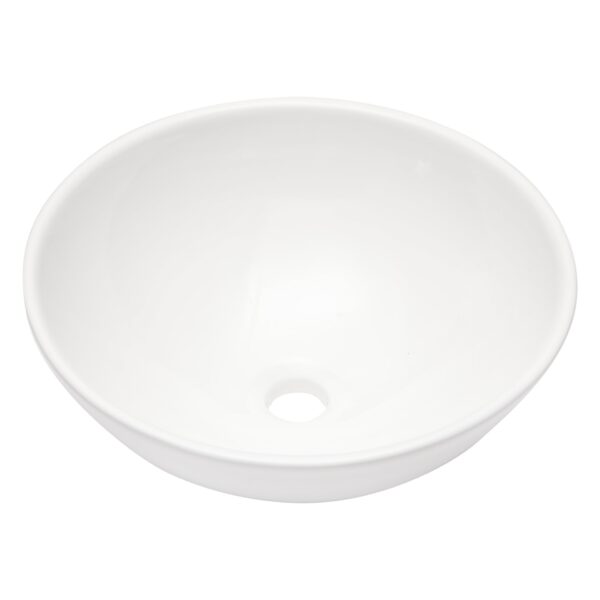 16" X 16" Vessel Bathroom Sink With Easy Installation - White
