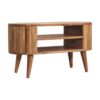 Stripe Media Unit - Oak - Image 3