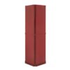 6 Shelf Corner Curio Display Cabinet With Lights, Mirrors And Adjustable Shelves (E26 Light Bulb Not Included) - Cherry - Image 10