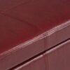 Kingsley - Large Storage Ottoman - Radicchio Red - Image 6