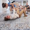 Payas - 2' X 8' Traditional Runner Rug - Ivory / Gray - Image 3
