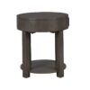 Jonah - MDF End Table With USB Ports - Light Brown - Image 2