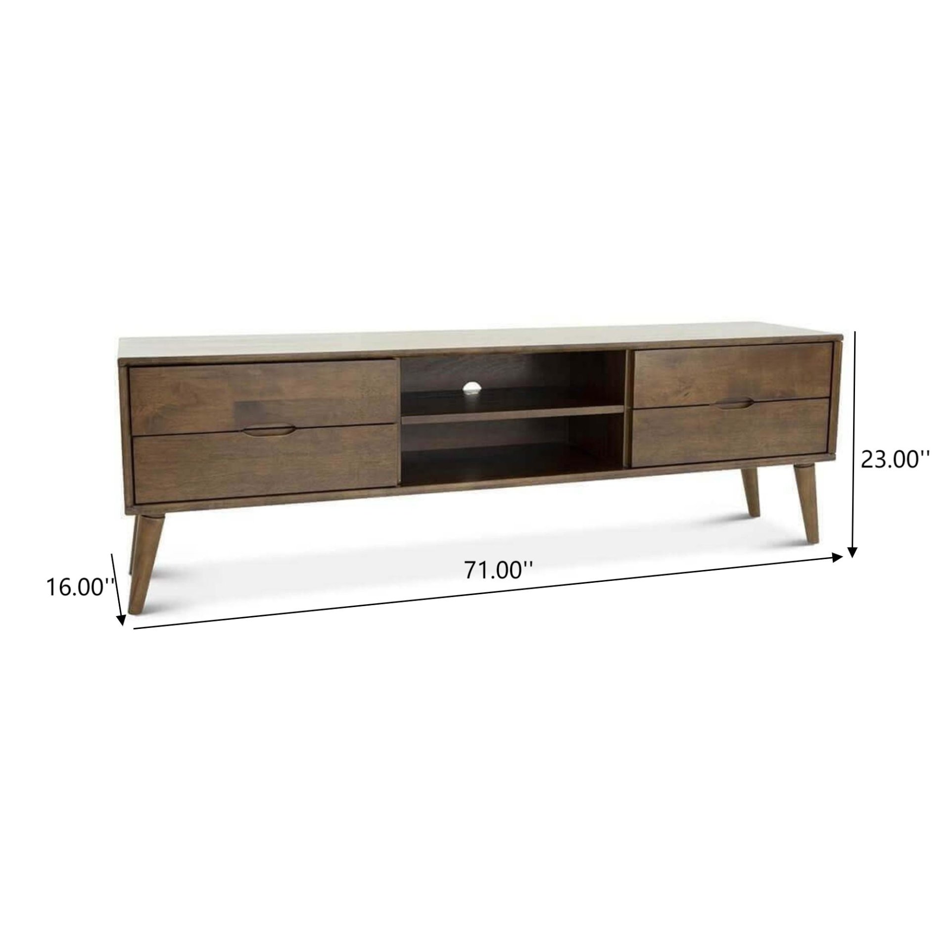 Adrian - TV Stand - Walnut Brown - Image 3
