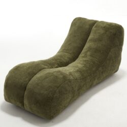 Creative Bean Bag Sofa Chair With High Quality Sponge Filling - Olive Green
