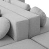 Boneless - Couch Modular Sectional Sofa With Deep Seating And Curved Design - Gray - Image 21