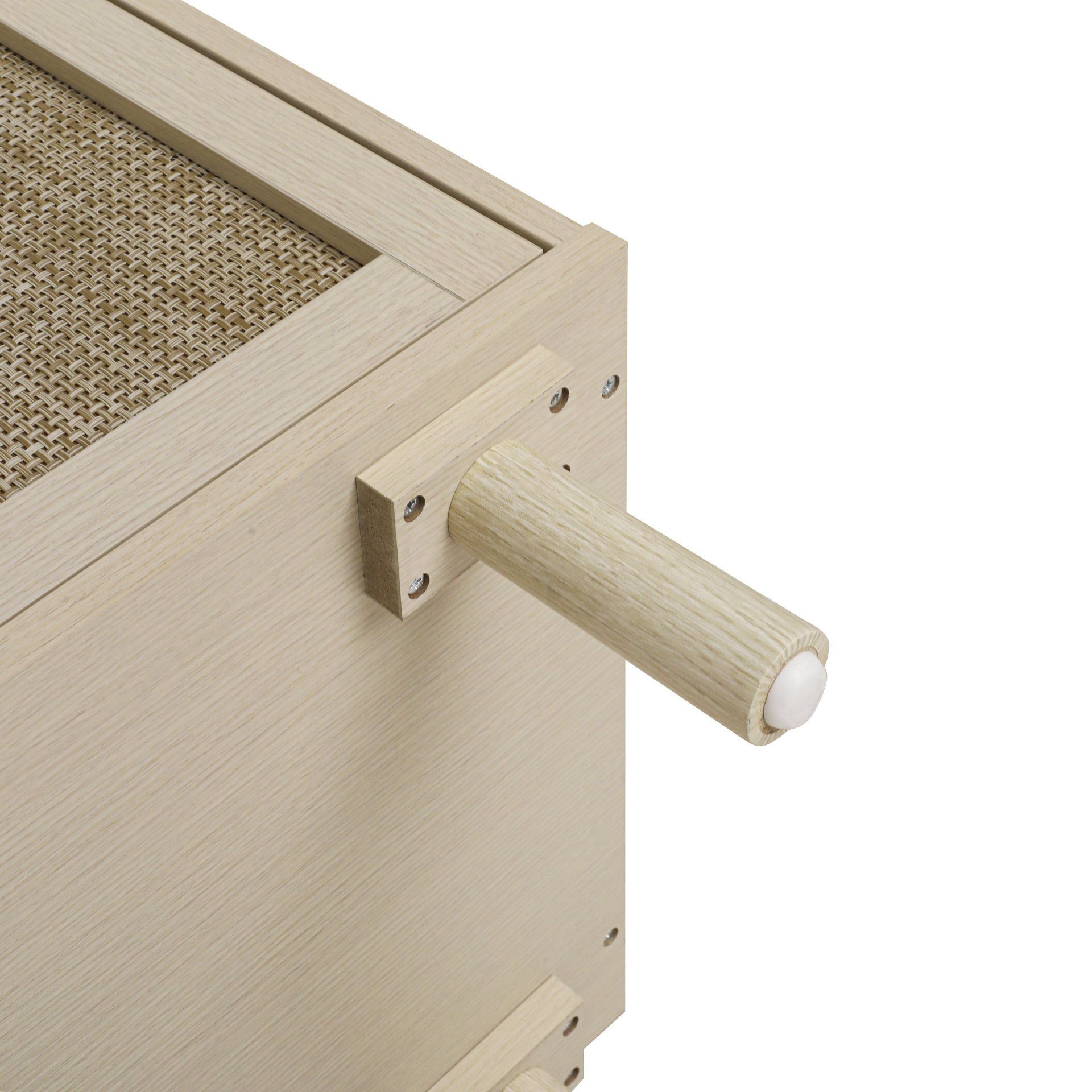 2 Door Cabinet, For Bedroom - Natural - Image 13