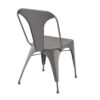 Austin - Industrial Dining Chair (Set of 2) - Matte Gray - Image 4