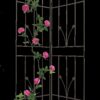 2 Pack Metal Garden Trellis Rustproof Trellis For Climbing Plants Outdoor Flower Support - Brown - Image 15