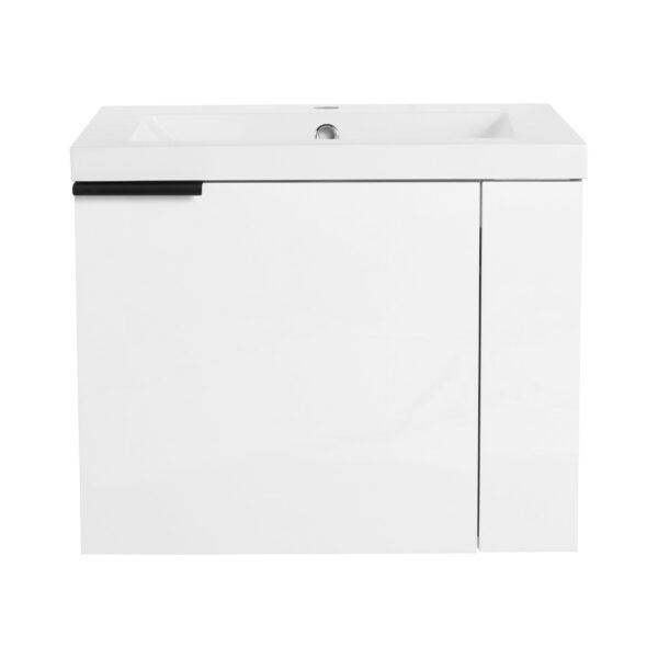 Modern Bathroom Vanity Sink Combo For Small Spaces - White