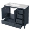 Bathroom Vanity With Sink Combo, Abundant Storage - Blue - Image 13