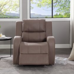 Modern Soft Manual Recliner Chair - Brown