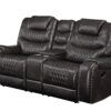 Braylon - Recliner Loveseat With Cupholder Console - Brown - Image 5