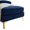 Modern L Shaped Sectional Sofa For Living Room And Bedroom - Blue - Image 12