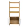 Modern Furniture Style 2 In 1 Pet Friendly Dog Crate Ladder Bookcase - Ancient Oak - Image 8