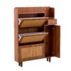The Modern Minimalist Shoe Cabinet, Suitable For A Variety Of Styles Including Nordic, Japanese, And Industrial - Walnut - Image 20