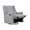 Pronto - Swivel Glider Recliner With Pillow - Rich Gray - Image 5