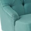 Nicole - French Style Upholstered Loveseat With Tufted Backrest - Teal - Image 12