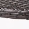 Outdoor Round Rattan Bar Table With Iron Frame - Multi Brown - Image 8