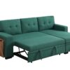 3 Piece Upholstered Sectional - Green - Image 13