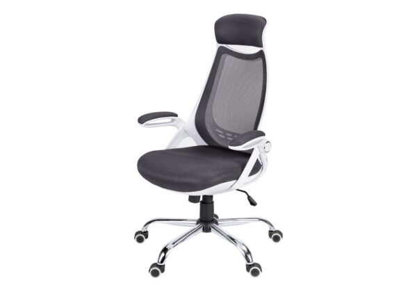 Office Chair, Adjustable Height, Swivel, Ergonomic - White