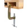Portable Hard Wood Workbench With Quick Release Handle And G Type Fixing Clips For Woodworking - Natural - Image 13