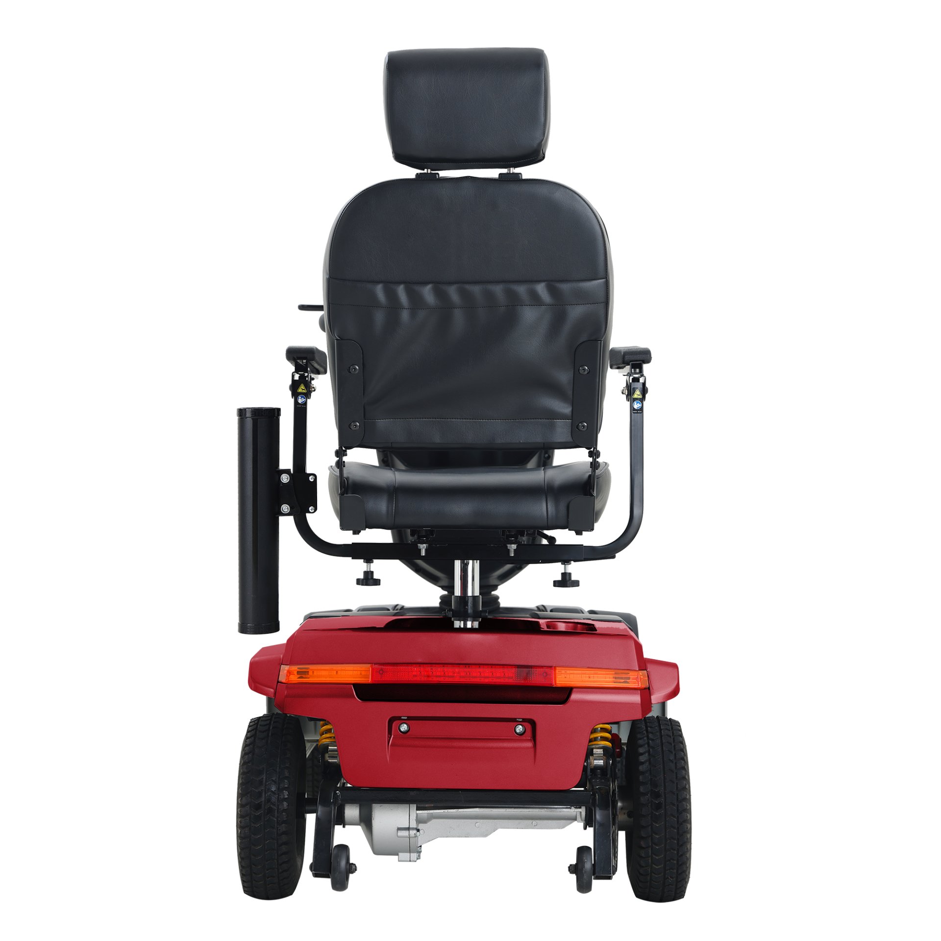S500-Heavy Duty Mobility Scooter - Red / Black - Image 3