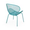 Elba - Modern Chair Set With Mesh Seating And Retro Shell Design - Teal - Image 7
